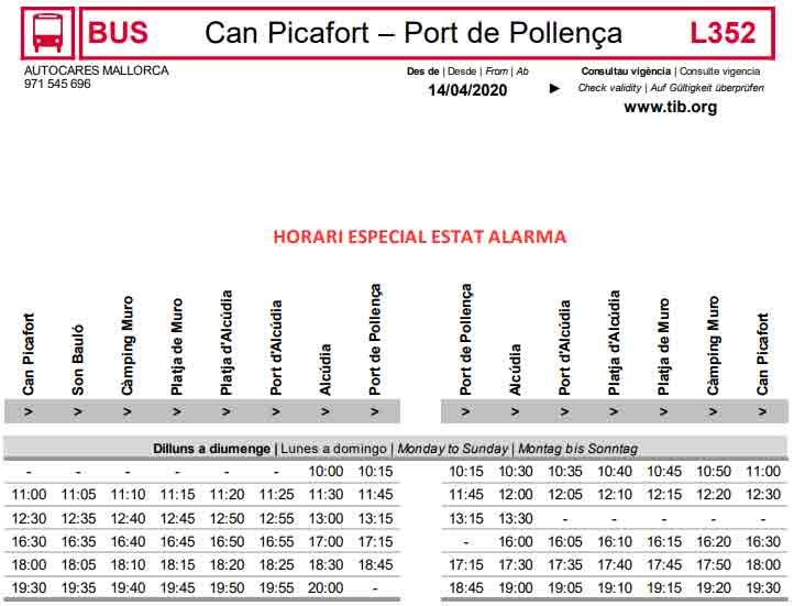 Horarios-paradas-de-buses-linea-352-alcudia-can-picafort-port-de-pollensa